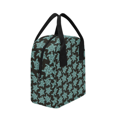 Sea Turtle Print Design LKS302 Insulated Lunch Bag