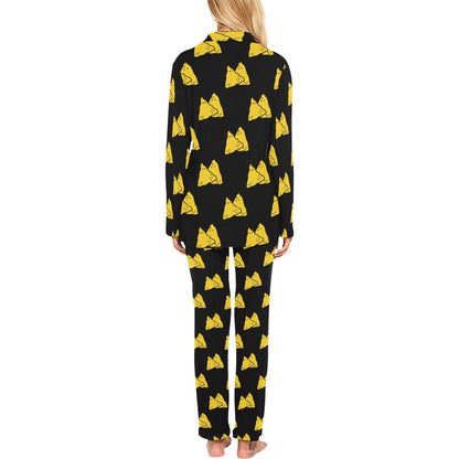 Nachos Pattern Print Design A02 Women's Long Pajama Set