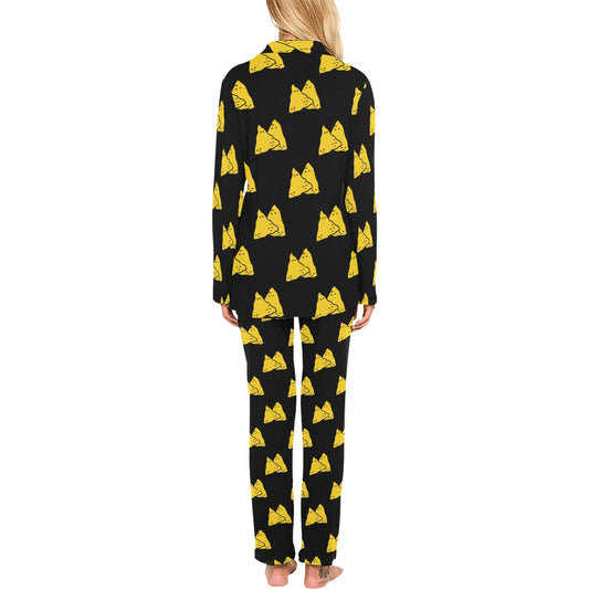 Nachos Pattern Print Design A02 Women's Long Pajama Set