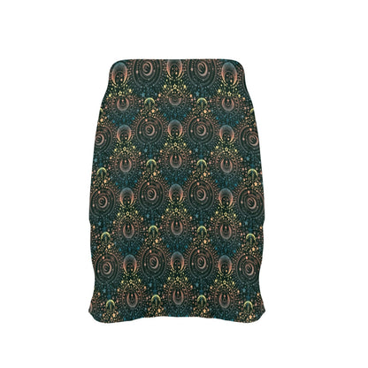 Sun Moon Print Design LKS307 17" Golf & Pickleball Skort with Pockets