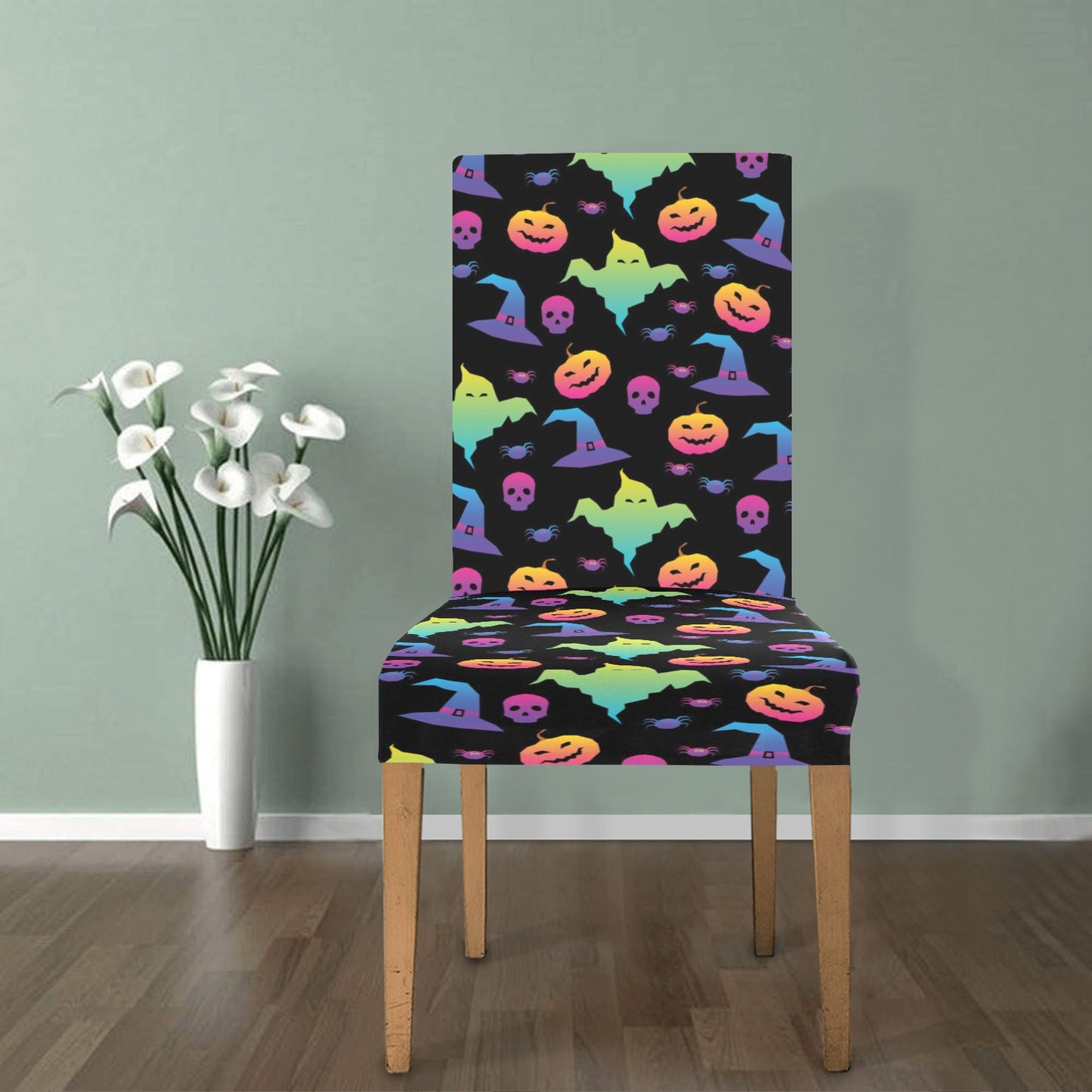 Halloween Print Design LKS404 Dining Chair Slipcover