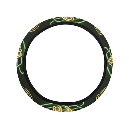 St Patricks Day Print Design LKS308 Steering Wheel Cover with Elastic Edge