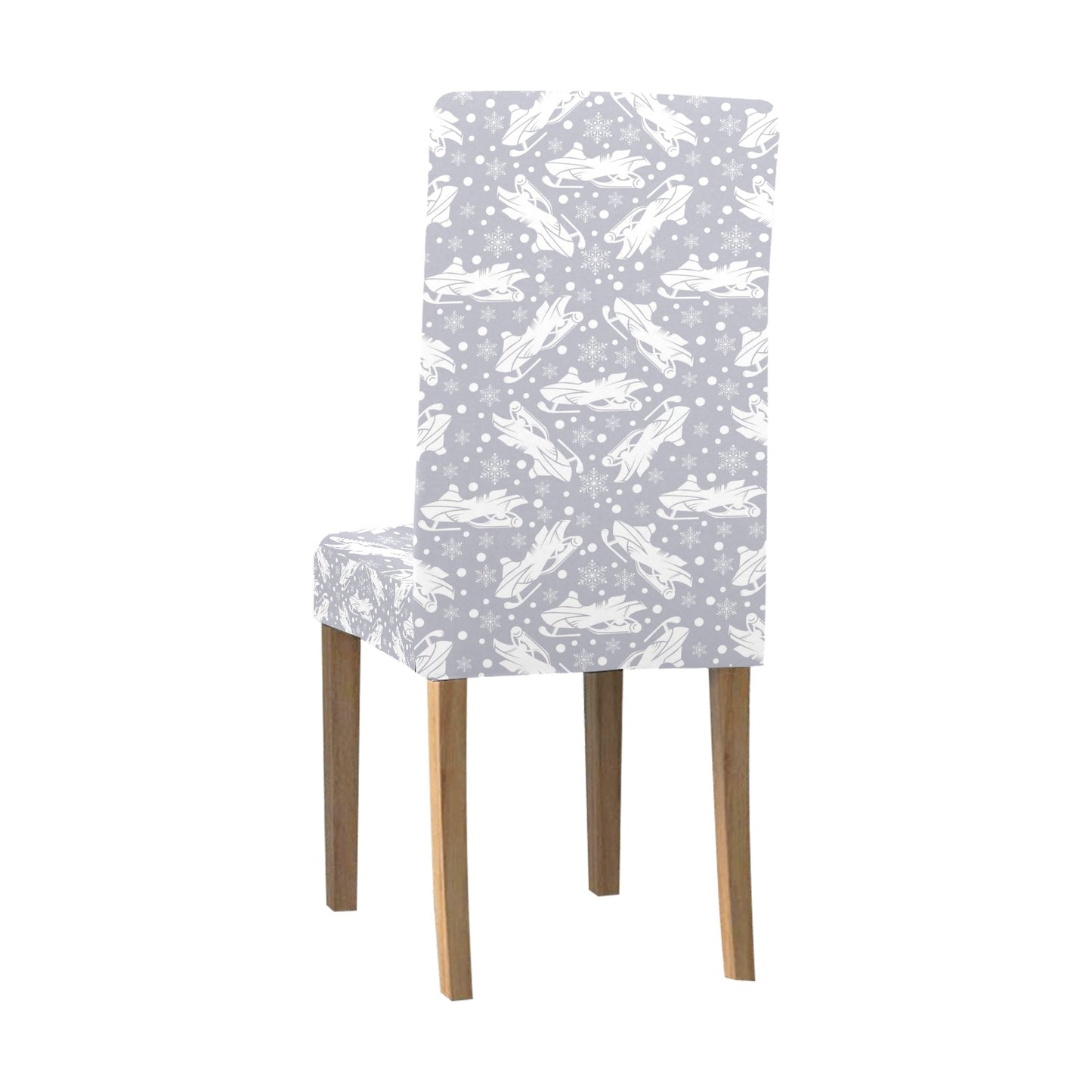 Snowmobile Print Design LKS302 Dining Chair Slipcover