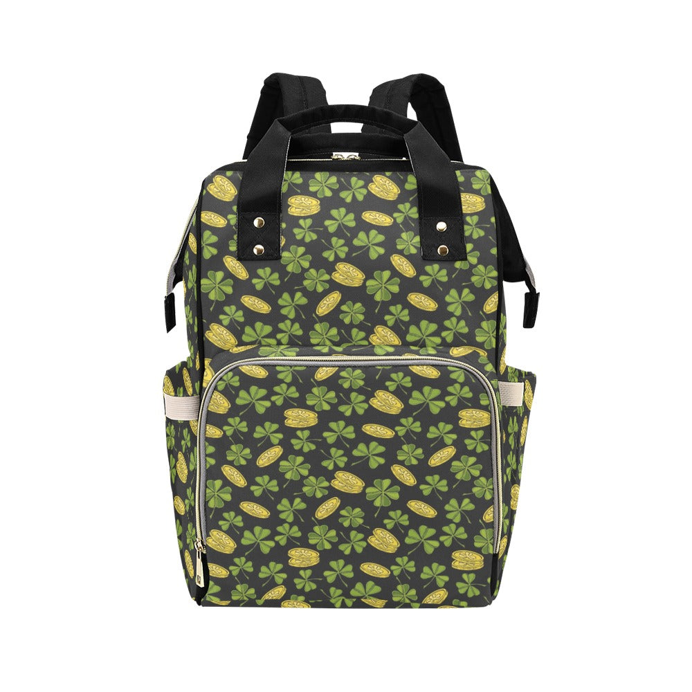 St Patricks Day Print Design LKS305 Diaper Bag Backpack