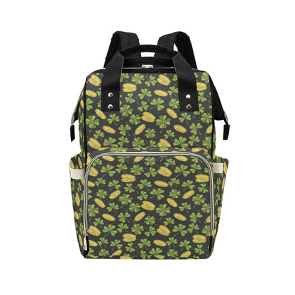 St Patricks Day Print Design LKS305 Diaper Bag Backpack