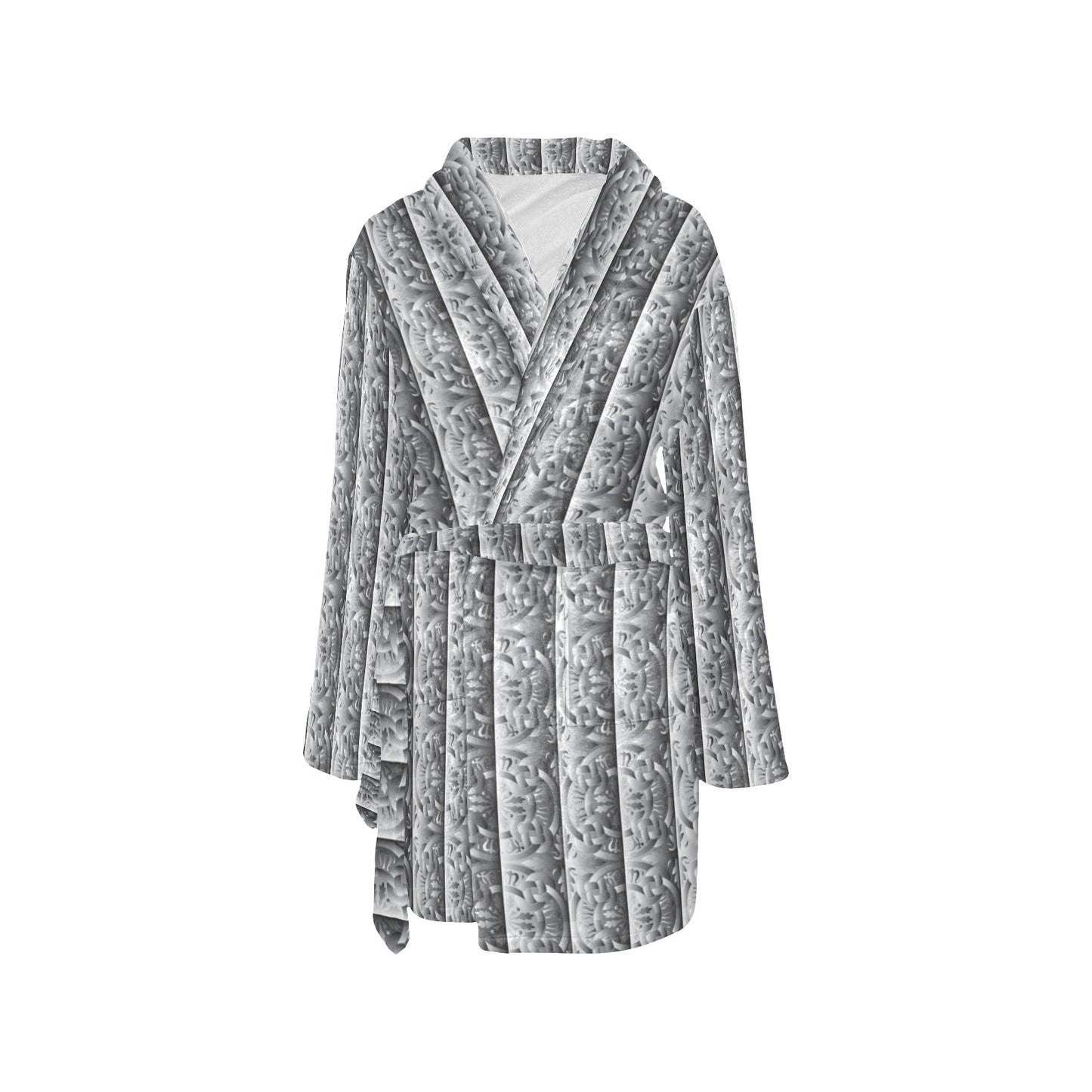 Celtic Pattern Print Design 03 Women's Fleece Robe