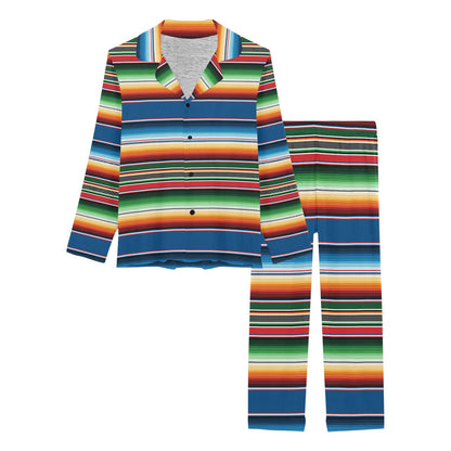Serape Print Design LKS303 Women's Long Pajama Set