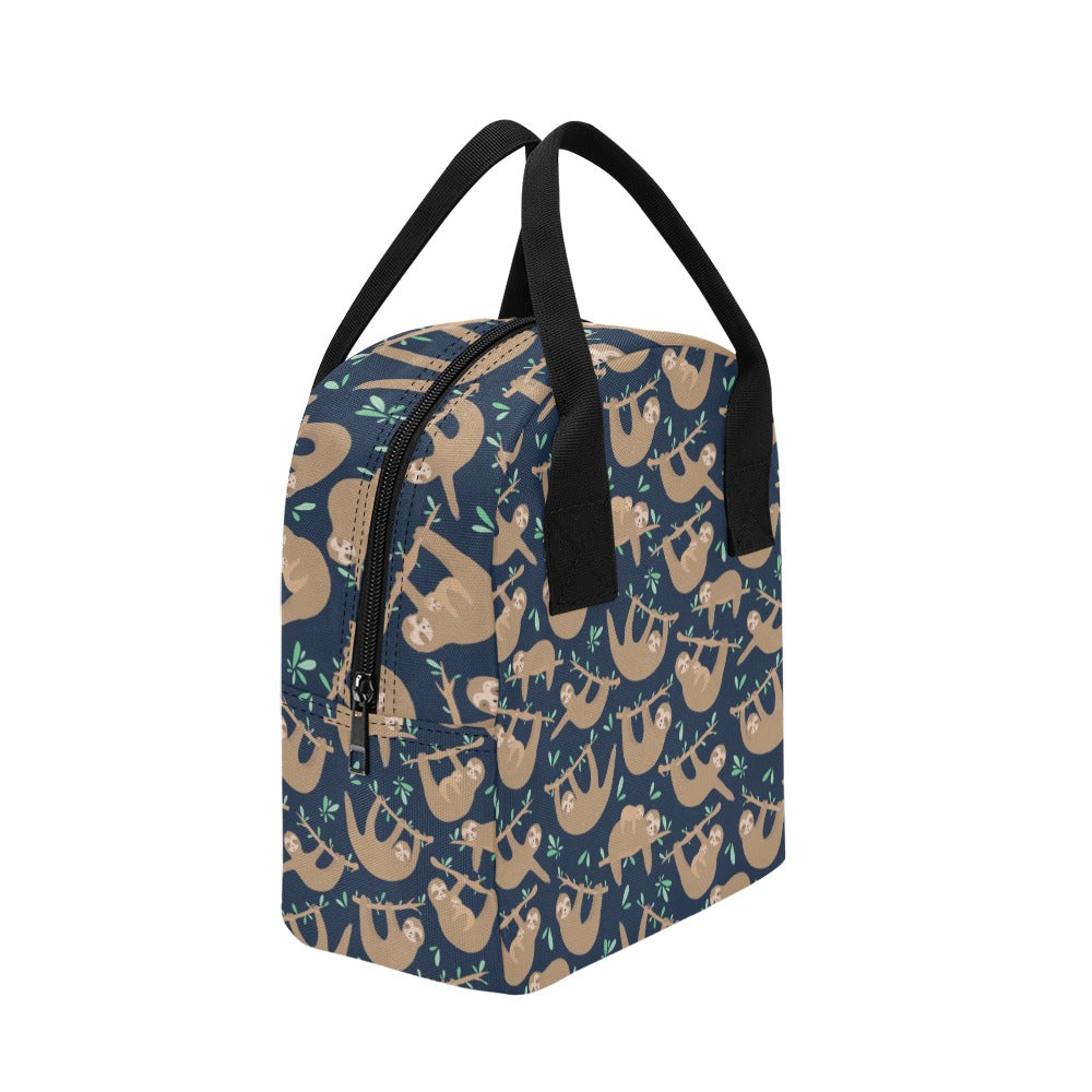Sloth Print Design LKS307 Insulated Lunch Bag
