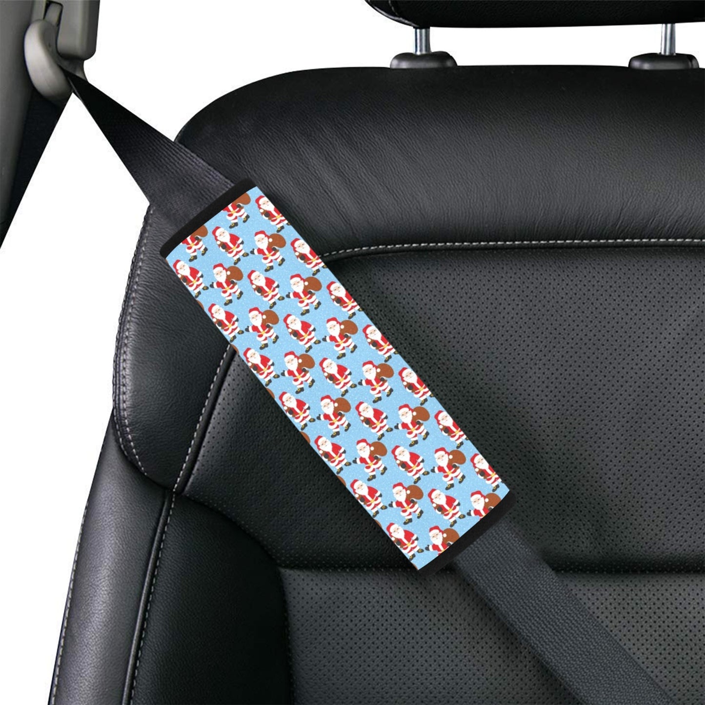 Santa Christmas Themed Print Design LKS305 Car Seat Belt Cover
