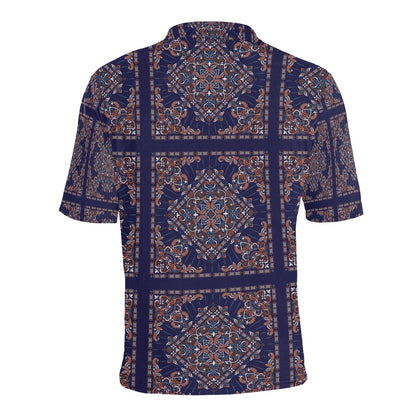 Bandana Print Design LKS3012 Men Polo Shirt