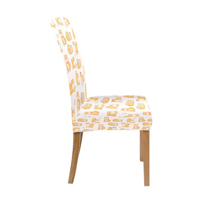 Shiba Inu Print Design LKS308 Dining Chair Slipcover