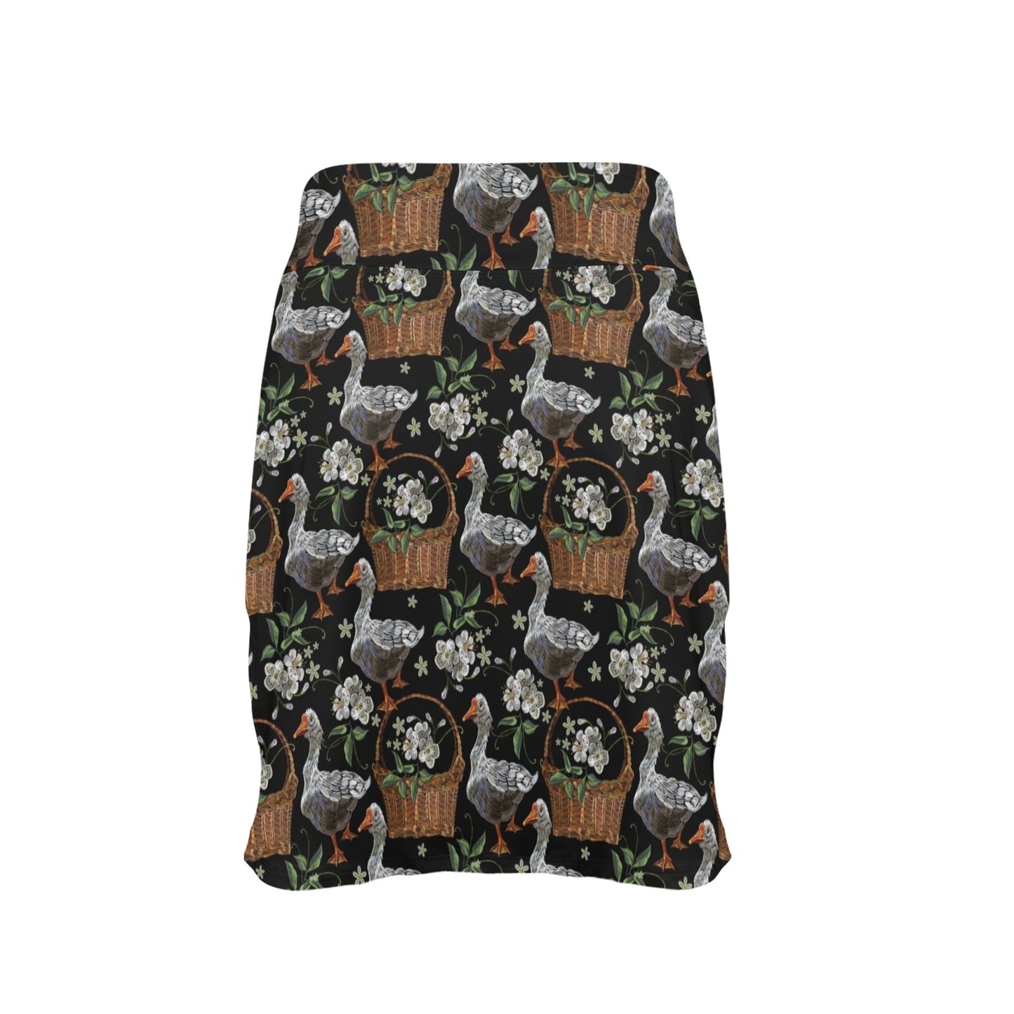 Goose Print Design LKS406 17" Golf & Pickleball Skort with Pockets