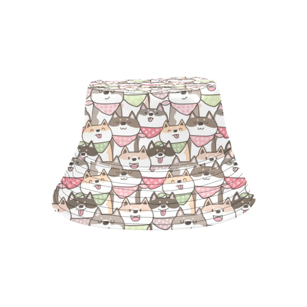 Shiba Inu Print Design LKS305 Unisex Bucket Hat