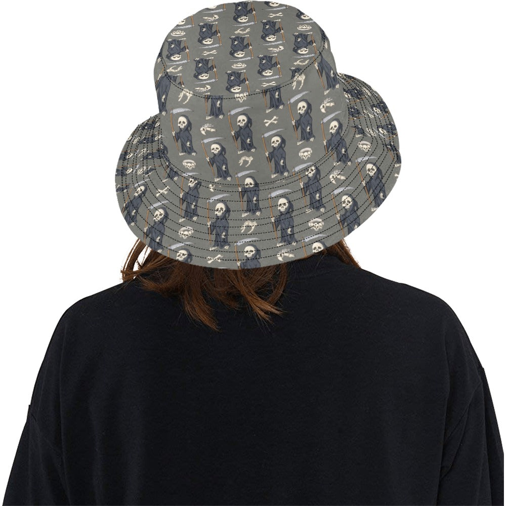 Skeleton Print Design LKS308 Unisex Bucket Hat