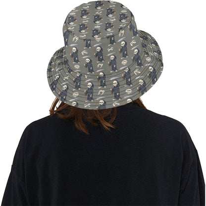 Skeleton Print Design LKS308 Unisex Bucket Hat