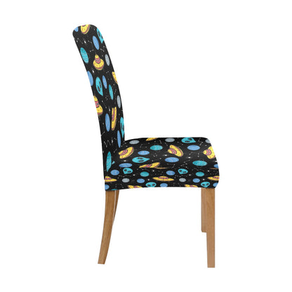 UFO Alien Print Design LKS306 Dining Chair Slipcover