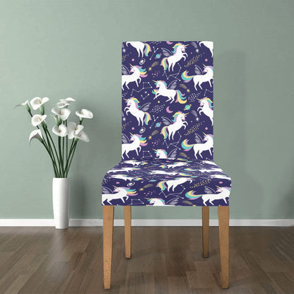 Unicorn Print Design LKS305 Dining Chair Slipcover