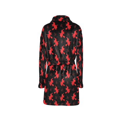Witch Print Design LKS308 Women's Fleece Robe