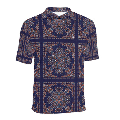 Bandana Print Design LKS3012 Men Polo Shirt