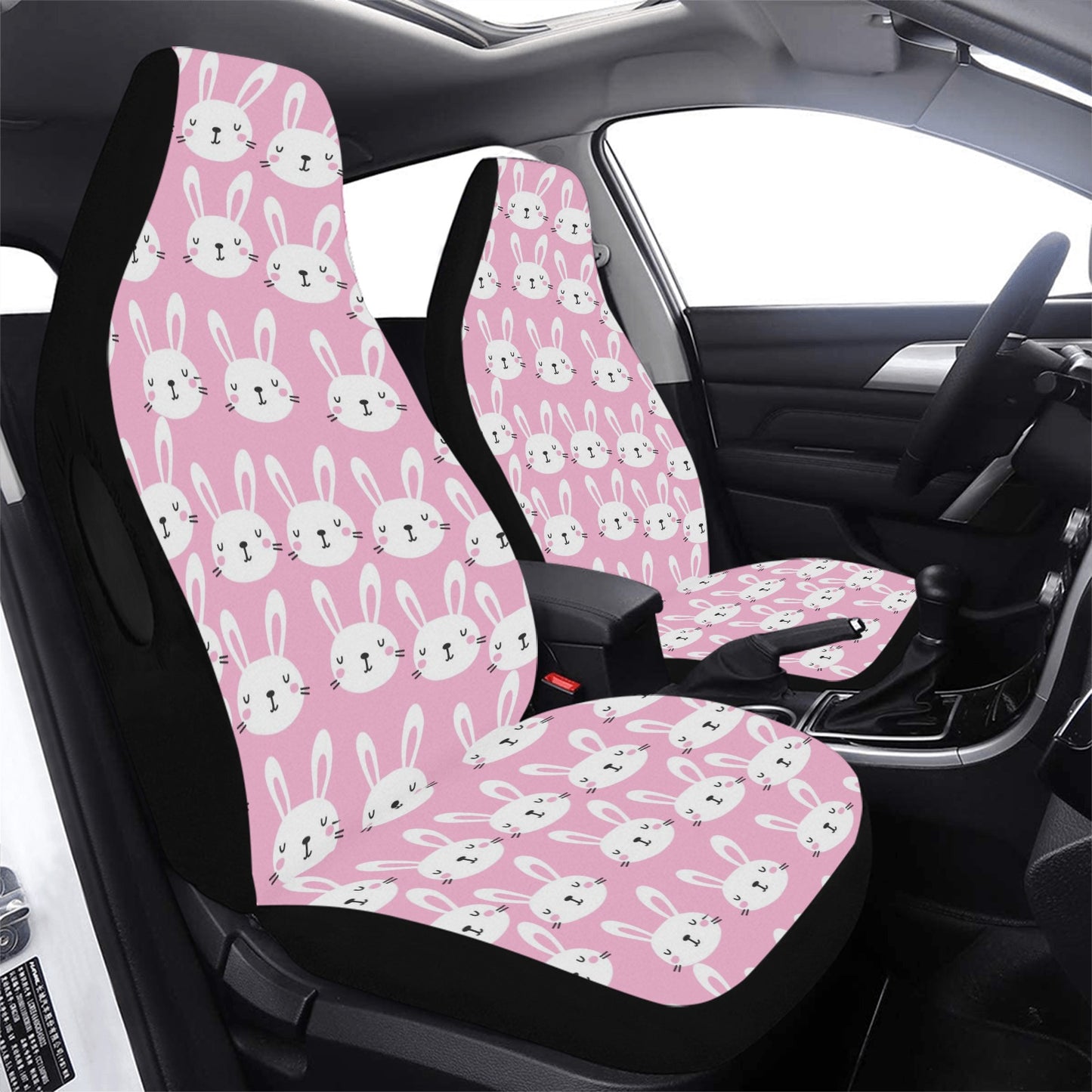 Rabbit Print Design LKS401 Car Seat Covers
