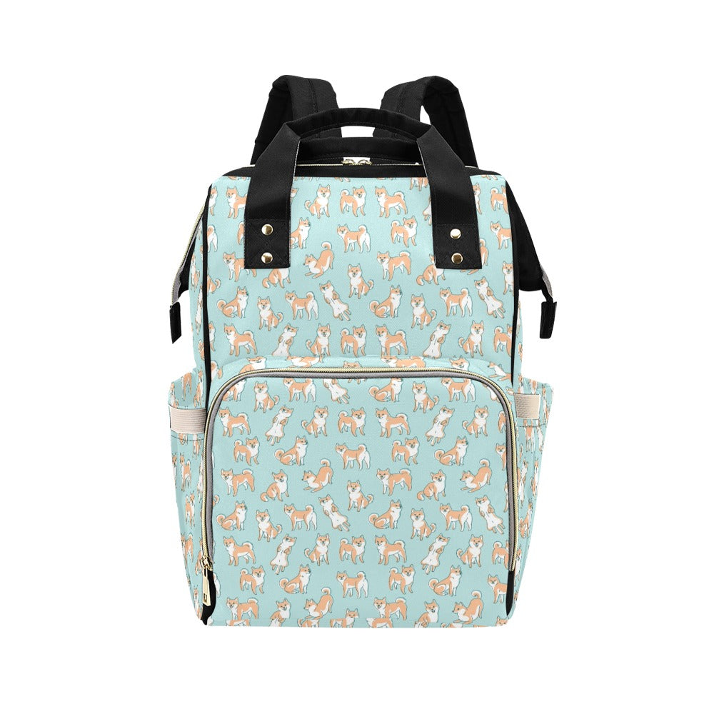 Shiba Inu Print Design LKS304 Diaper Bag Backpack