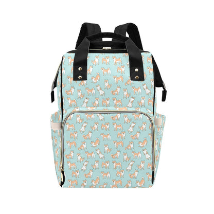 Shiba Inu Print Design LKS304 Diaper Bag Backpack