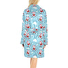 Ski Print Design LKS309 Women's Fleece Robe