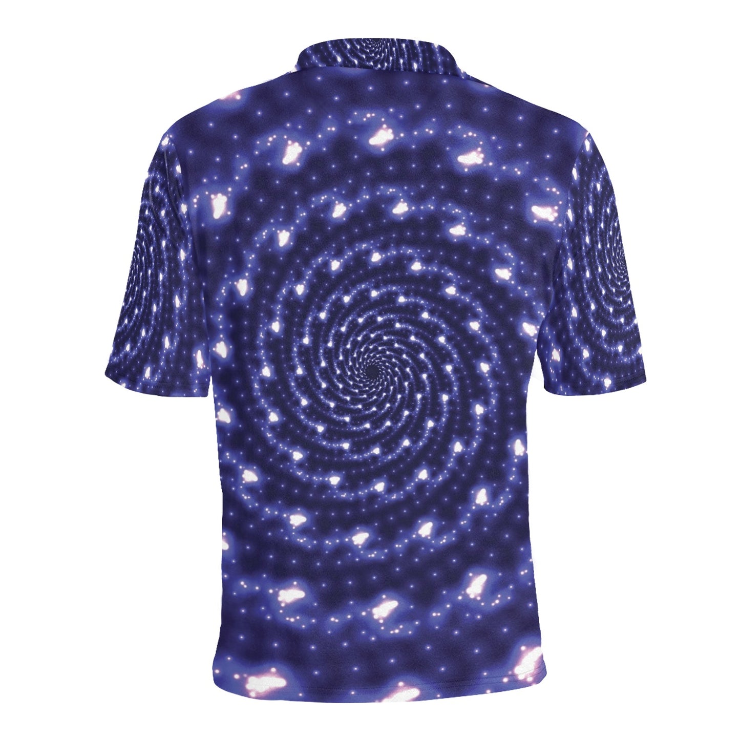 Vortex Print Design LKS305 Men Polo Shirt