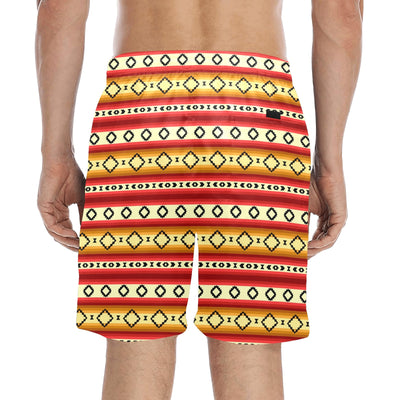 Serape Themed Men's Swim Trunks Beach Shorts