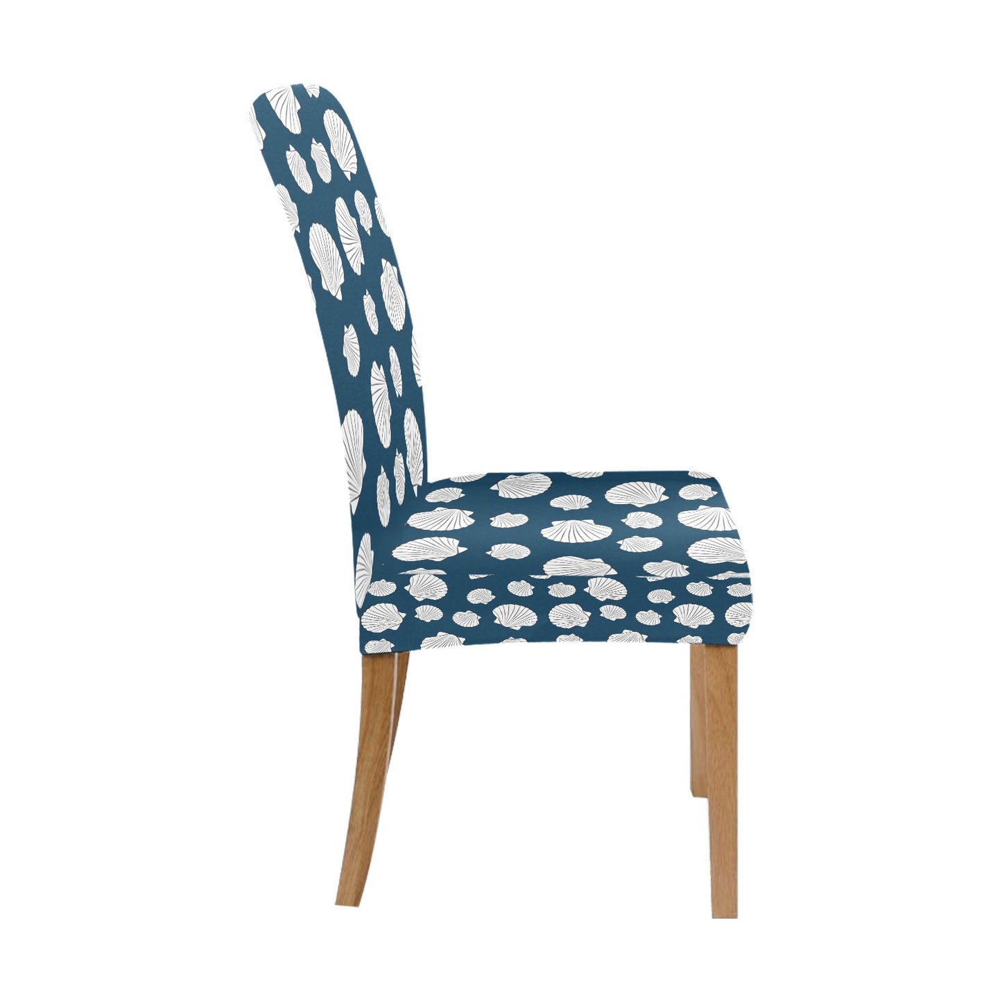Seashell Print Design LKS3012 Dining Chair Slipcover
