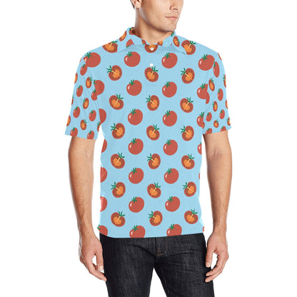 Tomato Print Design LKS304 Men Polo Shirt