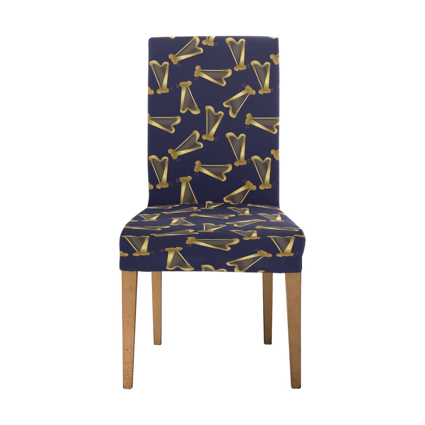 Harp Print Design LKS401 Dining Chair Slipcover