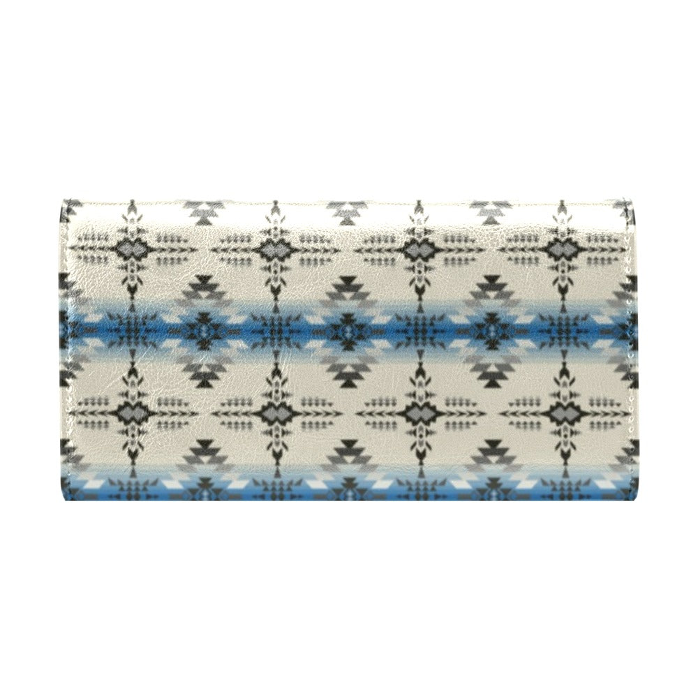 Southwest Pattern Print Design LKS304 Women's Trifold Wallet