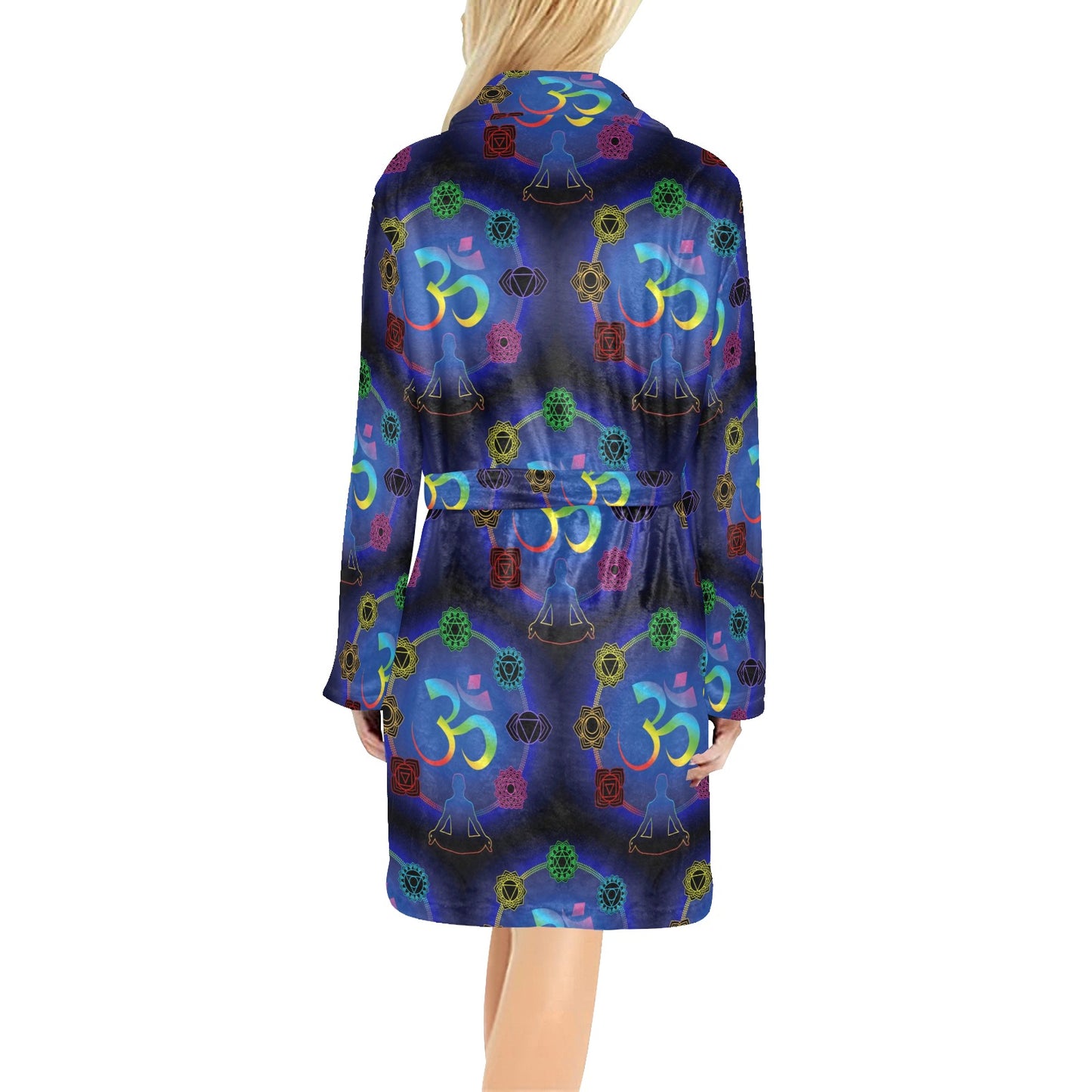 Chakra Zen Yoga OM Women's Fleece Robe