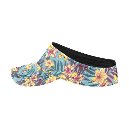 Summer Floral Print Design LKS304 Unisex Sun Visor