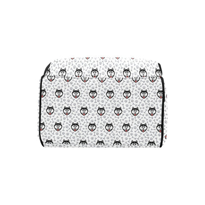 Siberian Huskies Print Design LKS305 Diaper Bag Backpack