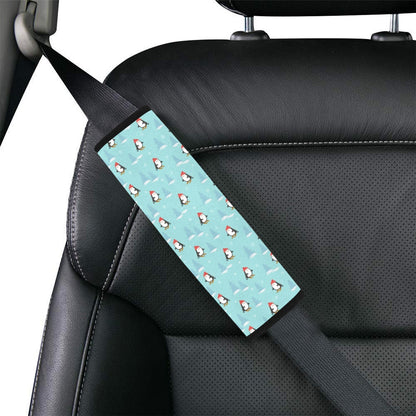 Ski Penguin Print Design LKS304 Car Seat Belt Cover