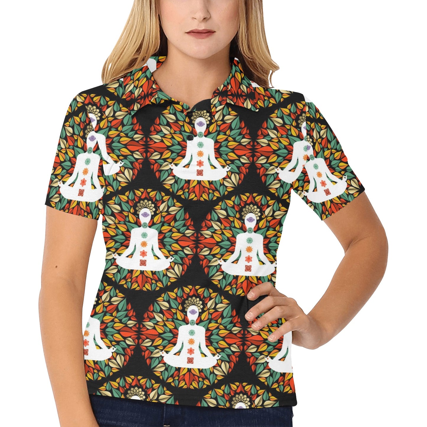 Chakra Yoga Women's Polo Shirt
