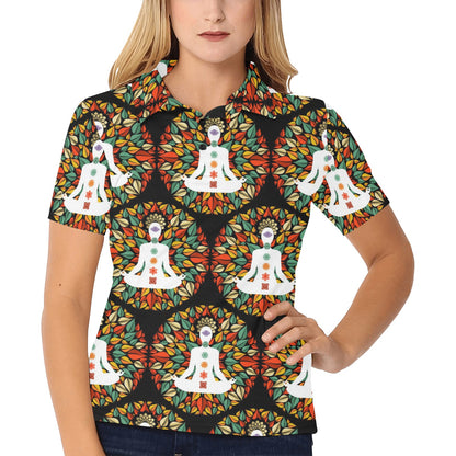 Chakra Yoga Women's Polo Shirt