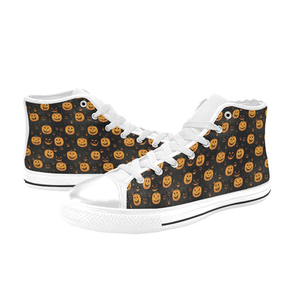 Halloween Print Design LKS401 Men's High Top Canvas Shoes