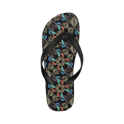 Ancient Greek Print Design LKS308 Flip Flops