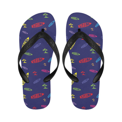 Surfboard Print Design LKS305 Flip Flops