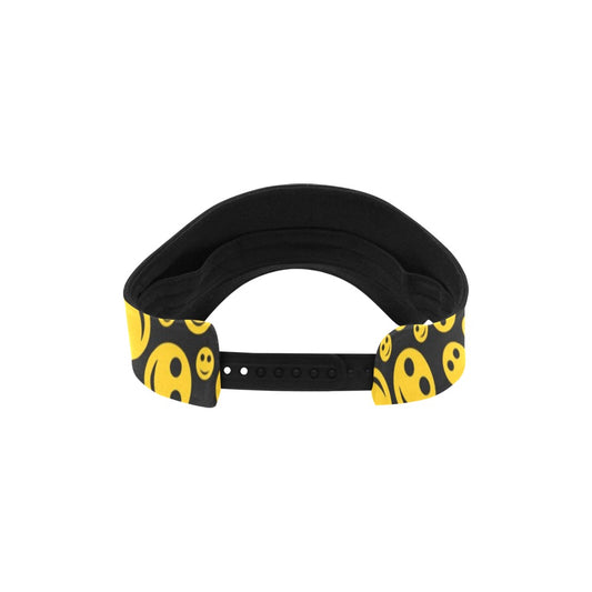 Smiley Face Emoji Print Design LKS304 Unisex Sun Visor