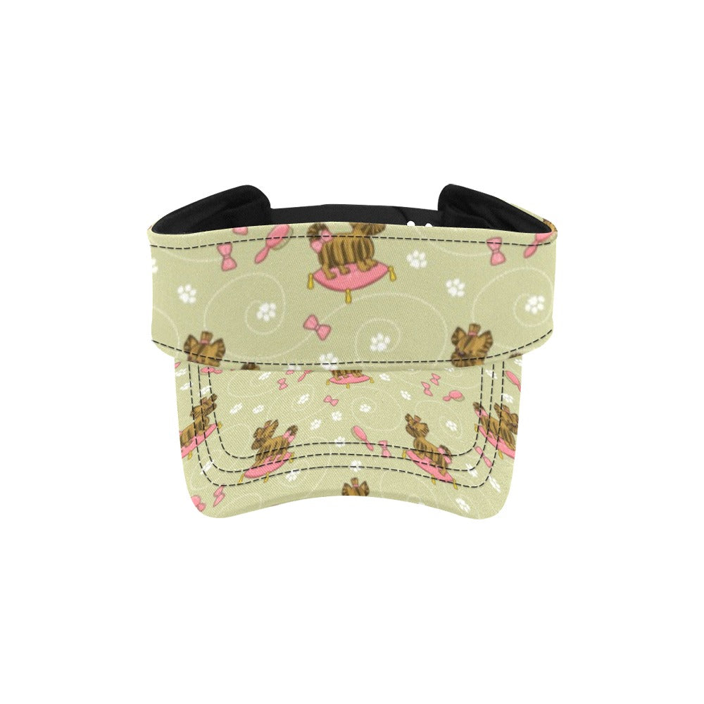 Yorkshire Cute Terriers Print Design LKS301 Unisex Sun Visor