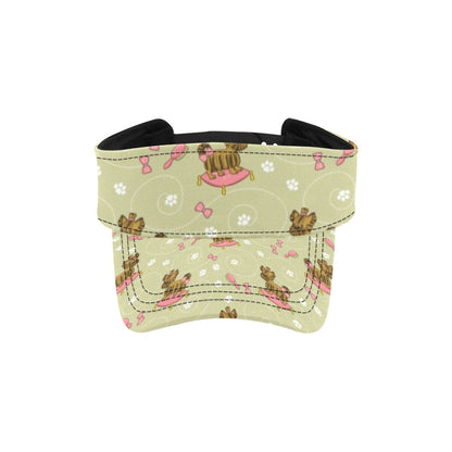 Yorkshire Cute Terriers Print Design LKS301 Unisex Sun Visor