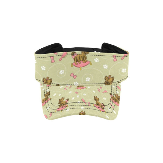 Yorkshire Cute Terriers Print Design LKS301 Unisex Sun Visor