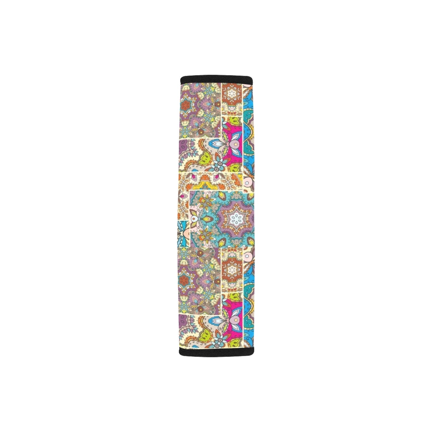 Patchwork Print Design LKS402 Car Seat Belt Cover