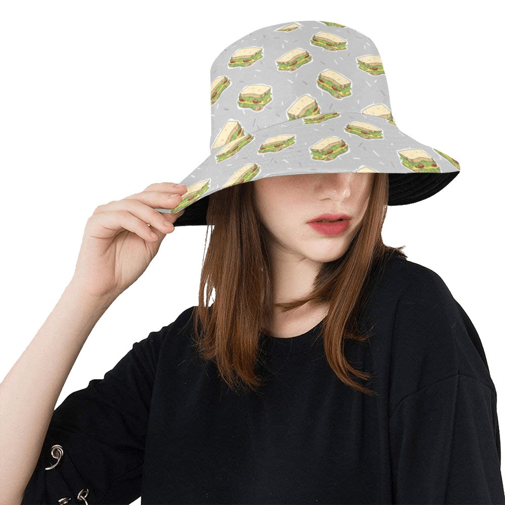 Sandwich Print Design LKS304 Unisex Bucket Hat