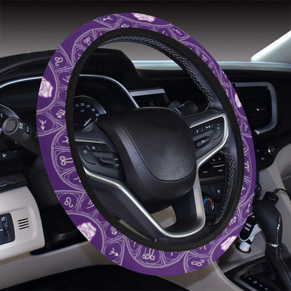 Taurus Print Design LKS303 Steering Wheel Cover with Elastic Edge
