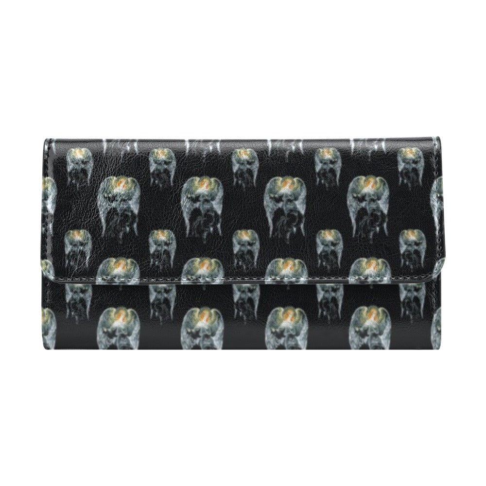 Angel with Wings Cute Design Print Women's Trifold Wallet